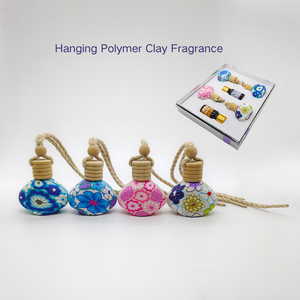 Diffusore per Auto in Argilla Polimerica Morbida Colorata, Bottiglia Vuota Fatta a Mano per Fragranze, Evaporazione Naturale - Product Image 2