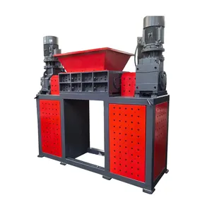 Single Double Shaft plastic grinder shredder machine for sale