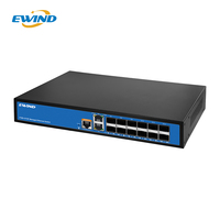EW-S3914GM Switch Ethernet Gestionado L2+ de 12 Puertos SFP Gigabit con 2 Puertos GE RJ45, Gestión Web y Respaldo de Enlace Redundante para Campus y Hoteles