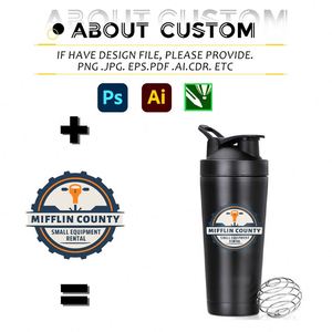 Bouteille isotherme en acier inoxydable avec logo personnalisé, shaker à protéines pour la salle de sport, grande capacité, bouteilles d'eau de sport avec logo - Product Image 3