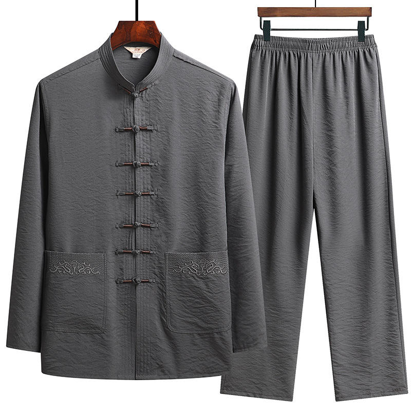 Hanfu Camicia Stile Cinese Uomo Giacca Tang Cinese Uomo Retro A