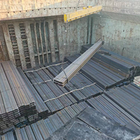 H Bar Steel Beam Dimensiones de 6 pulgadas Galvanizado para poste de valla SBC H Beam Rods 5,7
