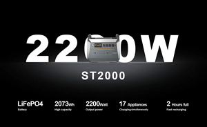 เครื่องกำเนิดไฟฟ้าพลังงานแสงอาทิตย์แบบพกพา 1000W-3000W พร้อมแหล่งจ่ายไฟดิจิตอล 220V แบตเตอรี่สำรองฉุกเฉินสำหรับใช้งานกลางแจ้งและในรถยนต์ - Product Image 5