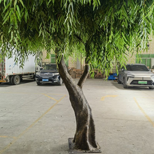 Árbol de Sauce Llorón Artificial Grande para Exteriores, Ramas de Sauce Artificial, Hojas Decorativas, Árbol Falso de Sauce Llorón - Product Image 3