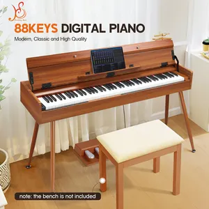 Оптовая продажа, деревянные профессиональные клавиатуры для взрослых, детские электрические цифровые пианино 88 тяжелых клавиш