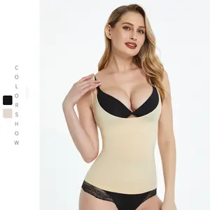 YHT Amazon Top Seller Women Gather Chest Body Slimming Cami Lingerie Bodysuits Corset Shaper Shapewear