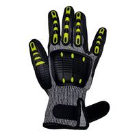 Gants mécaniques anti-collision TPR, équipement de pêche, gants HPPE durables, accessoires de pêche