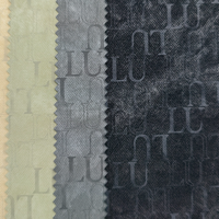 Tissu de veste coupe-vent imprimé tricoté enduit de PU de haute qualité, anti-moisissure, résistant à l'abrasion, pour vêtements et robes