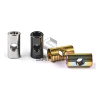 Écrous cylindriques M5 en titane nickelé, écrous de couplage à trou transversal en alliage GR5 haute résistance, personnalisés, pour fixation à marteau