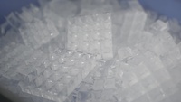 Piccola Macchina per Ghiaccio Commerciale Domestica da 42KG/24H in Acciaio Inox con Raffreddamento ad Aria, Motore e Pompa per Casa/Ufficio/Bar