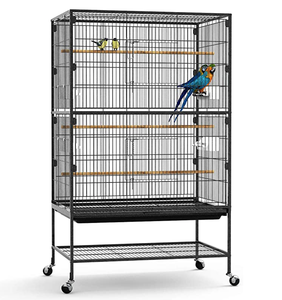 Gabbia per Uccelli di Alta Qualità, Grande e Confortevole, Multifunzione con Porta di Riproduzione in Rete, Casa per Animali Domestici, Gabbia per Pappagalli - Product Image 6