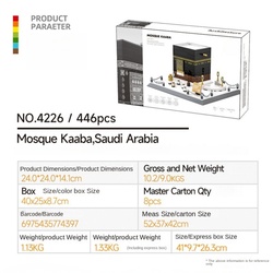 4226 Mosque Kaaba, Saudi Arabia [446pcs]