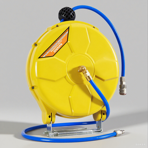 Carrete de <span class=keywords><strong>Manguera</strong></span> de Aire de Alta Presión de Material PE, Retráctil, de Enrollado Automático, de Excelente Calidad, para Montaje en Pared o de Pie - Product Image 3