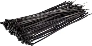 100 Pack Cable Zip Ties Nylon Self Locking Wire Ties 12 Inch 200 Pieces Black