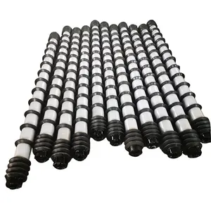 Conveyor Rollers Manufacturers Comb Type Return Disc Rollers Conveyor Rubber Disc Rollers Self-cleaning Return Rollers For Carry Back Materials Solutions