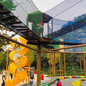 Équipement <span class=keywords><strong>de</strong></span> terrain <span class=keywords><strong>de</strong></span> jeu en corde tressée pour l'extérieur et planification globale du site pour les parcs d'aventure pour enfants par l'équipe <span class=keywords><strong>de</strong></span> conception personnalisée NetsTribe - Product Image 3