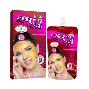 Mascarilla <span class=keywords><strong>facial</strong></span> OEM para el cuidado de la piel, vitamina C, aceite de argán, <span class=keywords><strong>arcilla</strong></span> para mujeres, blanqueamiento <span class=keywords><strong>facial</strong></span>, limpieza, exfoliación, se puede usar en mascarillas para el cuello y la nariz - Product Image 3