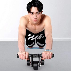 Roue abdominale pliable pour hommes et femmes, <span class=keywords><strong>3</strong></span> <span class=keywords><strong>roues</strong></span>, pour l'entraînement des muscles abdominaux - Product Image 4