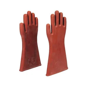 中国の会社名耐薬品性安全手袋最高絶縁手袋