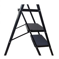 Échelle pliante antidérapante à 4 marches, échelle pliante en métal, capacité de charge de 150 kg, pour usage domestique