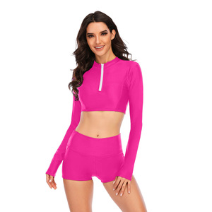 Dài Tay Áo Lướt Sóng Phù Hợp Với Mặt Trời Bảo Vệ Màu Đen Sexy Lướt Sóng Phù Hợp Với 2025 Phụ Nữ Spandex Và Polyester Lướt Sóng Phù Hợp Với - Product Image 5