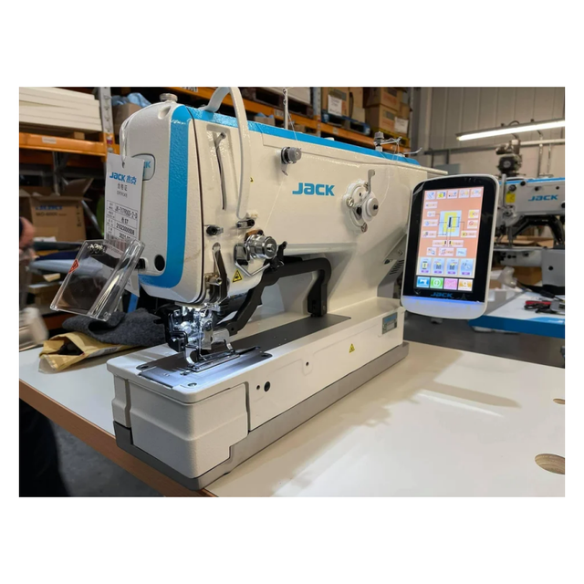 Brand New Good Condition Jack JK-T1790G Computerized Button Sewing Machine Automatic Thread Trimmer Eyelet Sewing Machine