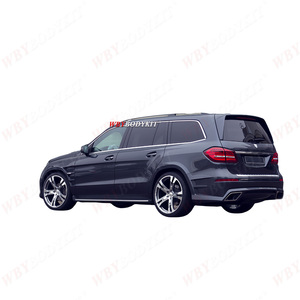 16-19 y para <span class=keywords><strong>mercedes</strong></span>-<span class=keywords><strong>benz</strong></span> <span class=keywords><strong>GLS</strong></span> 350 400 450 550 Lorins Kits de carrocería Parachoques trasero delantero Spoiler Wing Fenders Hoods Car Bumpers Grille - Product Image 3