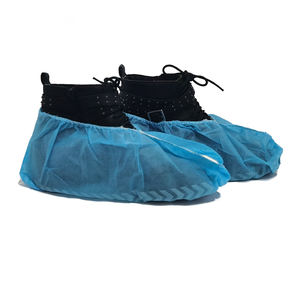 Chaussons <span class=keywords><strong>jetables</strong></span> médicaux non tissés, bon marché, élastiques, anti-poussière, respirants, en PP, non stériles, <span class=keywords><strong>surchaussures</strong></span>, directement de l'usine - Product Image 3