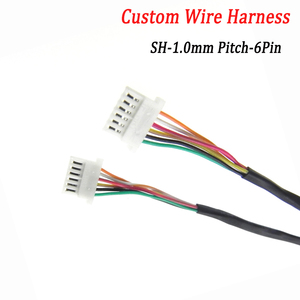 Faisceau de câblage 6 broches JST SHR-06V-S pas de 1,0 mm pour câblage interne de modules intelligents d'appareils électroménagers de petite taille - Product Image 1