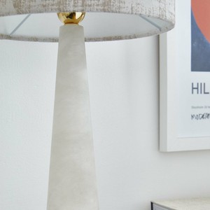Marble Table <b>Lamp</b> E27 <b>LED</b> <b>Light</b> Source Switch Control Modern Minimalist Design Bedroom Living Room Lighting - Product Image 3