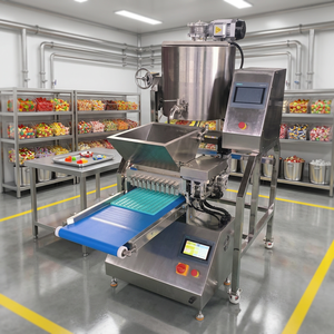 Petite sucette dure entièrement automatique, vitamine, bonbons mous, fabrication <span class=keywords><strong>Bonbon</strong></span> Jelly Gummy Bear Sweet Making Food Processing - Product Image 3