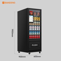 Máquina Expendedora Inteligente con Pantalla Táctil, Autoservicio, Combinación de Bebidas y Snacks, Sin Efectivo, Android Comercial, OEM, Código QR, SDK, Wi-Fi, 4G, Control Remoto