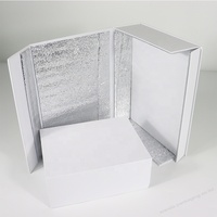 Boîte à gâteau isolée en feuille d'aluminium personnalisée Boîte d'emballage de gâteaux pain chocolat sucré en matériaux écologiques