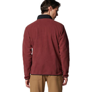 เสื้อกอล์ฟผู้ชายแบบลำลองเสื้อสเวตเตอร์แขนยาวลายทางมีซิปแบบสวมโลโก้ได้ตามต้องการ - Product Image 3