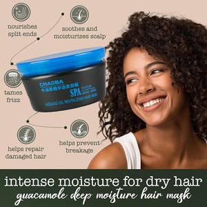 Masque Capillaire Réparateur au Collagène en Gros, Extraits Végétaux, Beurre d'Avocat, Masque Hydratant en Profondeur 350g pour <span class=keywords><strong>Cheveux</strong></span> Secs et Abîmés - Product Image 3