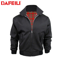 Nouveau blouson d'aviateur britannique d'automne OEM pour hommes style rétro classique grande taille coupe ample col montant fermeture à glissière vintage