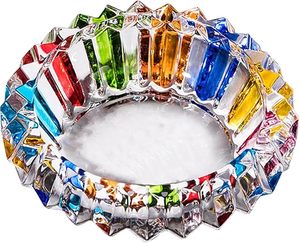 Cendrier décoratif coloré personnalisé, design peint à la main vibrant, <span class=keywords><strong>pour</strong></span> la maison, le bar, le jardin, les fêtes, utilisation intérieure et extérieure, personnalisable - Product Image 1