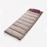Sac de couchage enveloppant en pongé pour bébé - Tente de camping extérieure pour adulte, hiver, élargi, chaud, rembourré en coton creux