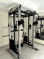 Machine Smith multifonctionnelle commerciale avec système de câbles croisés, rack de musculation et équipement de gym tout-en-un pour l'entraînement de force