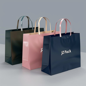 Bolsas de Papel Kraft Rcxpack con Impresión de Logotipo Personalizado, Reciclables, con Asa Retorcida - Product Image 1