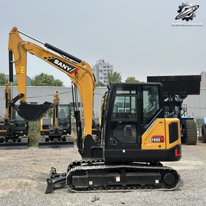 Excavadora de cadenas usada SANY 60C, excavadora de segunda mano de la marca original china, excavadora de cadenas pequeña de 60 toneladas, excavadora usada. - Product Image 6