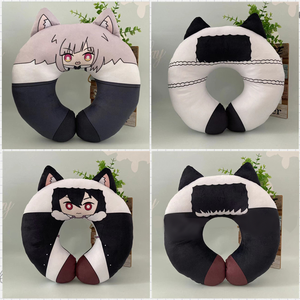 Cuscini a forma di U con scollo Anime cartoni animati personalizzati morbido cotone perfetto poggiatesta cuscino da viaggio personalizzato - Product Image 2