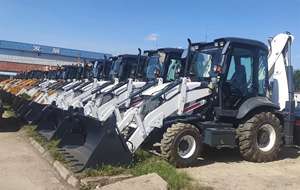 SHANMON 388H chargeur de direction hydraulique 4x4 H pelle rétrocaveuse excavatrice dans 1 seau chargeuse-pelleteuse 388H avec le meilleur prix en vente - Product Image 6