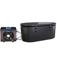 MJW Nouveau Design Portable 1/2HP 3/4HP 1HP Système de Refroidissement et de Chauffage pour Bain de Glace 63x62x63cm pour la Maison, le Gymnase et la Performance Sportive