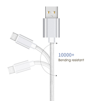 Câble de chargement et de synchronisation de données Micro USB tressé en Nylon pour chargeur de téléphone portable Android, prix fabricant