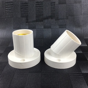 Giấy Chứng Nhận CE Nhựa Trắng Xoay Thẳng Góc <span class=keywords><strong>E27</strong></span> Đèn Nhựa Chủ Ổ Cắm Cho Thái Lan Thị Trường Campuchia - Product Image 6