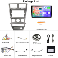 Podofo 9 pouces Android autoradio sans fil Carplay/Android Auto 4 + 64G pour Dodge Avenger 2008-2010 GPS WiFi FM RDS OEM Autoradio