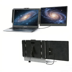 Moniteurs portables OEM Direct Factory S1, double écran pour ordinateur portable, extension d'écran pour <span class=keywords><strong>Mac</strong></span> <span class=keywords><strong>et</strong></span> Windows, 14 pouces FHD 1080P IPS, moniteur portable pour ordinateur portable - Product Image 1