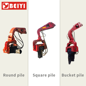 Martelo de rolamento de estacas e acessório para escavadeiras, parafuso de aterramento, martelo de estacas e escavadeiras - Product Image 6