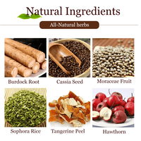 Chinaherbs meilleure vente de suppléments à base de plantes naturelles mélangées de qualité supérieure tisane sanguine élevée thé de santé en sac forme végétalien